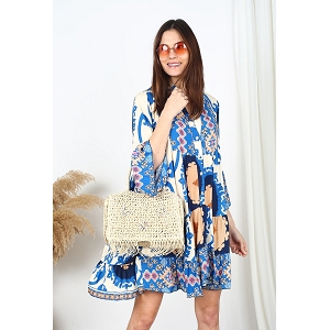 28149-24-SANDALES ROBE KATIA:Bleu