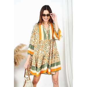 24702-39 ROBE KATIA:Vert