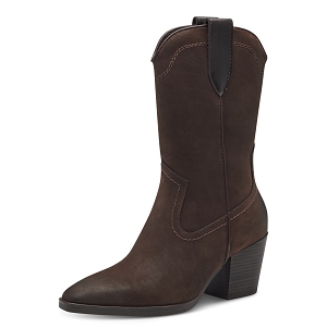 BOUCLE OREILLES BOULE BRILLANTE 25394-41-BOTTES:Marron