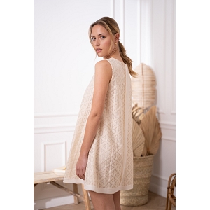 SCARPY CREATION ROBE TRAPEZE CHOKI<br>Beige