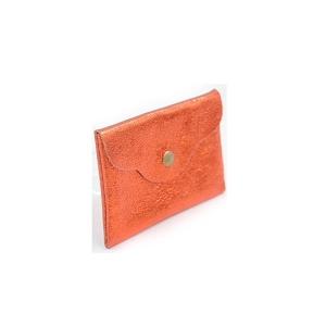 SCARPY CREATION PORTE MONNAIE EN CUIR<br>Orange