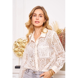 24610-28 KILIA CHEMISE:Blanc