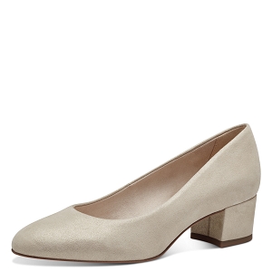 PORT CARTE EN CUIR 22306-42-ESCARPINS:Beige