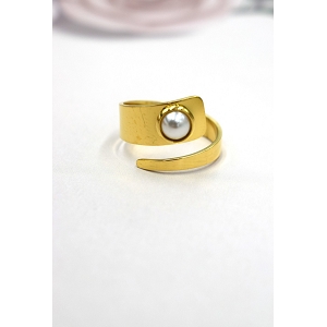 SCARPY CREATION CLIN DOEIL BAGUE ACIER DORE<br>Or