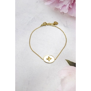 SCARPY CREATION BRACELET ETOILE NACRE<br>Or