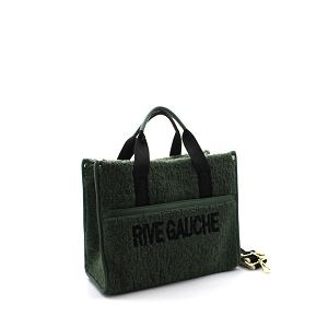 RIVE GAUCHE RIVE GAUCHE ELYSEE SAC MAIN EFFET MOUTON<br>Vert