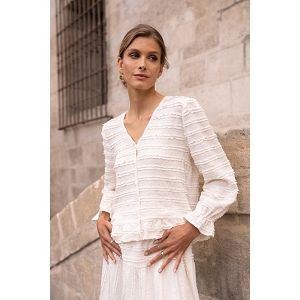PULLS JOLIA RAYEE CAPUCINE BLOUSE PREFALL:Beige