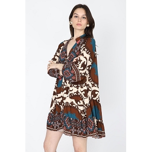 28128-24-SANDALES ROBE KATIA:Marron