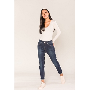 D6453 NINA JEANS MOM:Bleu