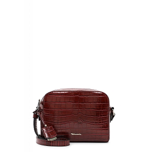 61118-28 LIA HANDBAG WITH ZIPPER SMALL:Rouge