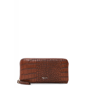 23723-25-LACETS MIA LARGE WALLET:Marron