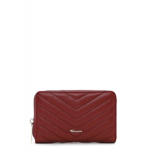 TAMARIS MARO MADLIN WALLET WITH ZIPPER<br>Rouge