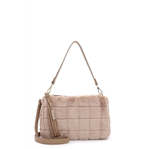 MADLIN HANDBAG WITH ZIPPER MEDIUM MAURA HANDBAG WITH ZIPPER MEDIUM:Beige