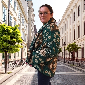 SCARPY CREATION NOLIE VESTE MATELASSEE IMPRIMEE<br>Vert