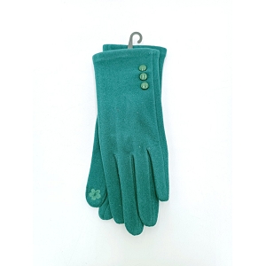 SCARPY CREATION CHARMANT GANTS TACTILES BOUTONS<br>Vert