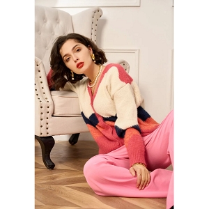 SWEAT KILKYA GILET:Rose