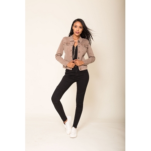 28349-42-SANDALES VESTE CLASSIC STRECH COTON:Gris