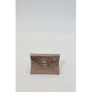 CHOUCHOU KKNEKKI PORT CARTE EN CUIR:Or