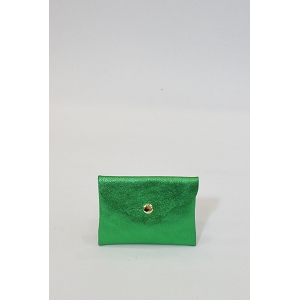 SCARPY CREATION PORT CARTE EN CUIR<br>Vert