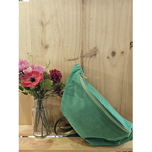 SCARPY CREATION SAC BANANE VELOUR<br>Vert