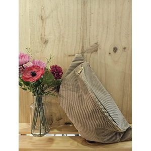 SCARPY CREATION SAC BANANE VELOUR<br>Beige