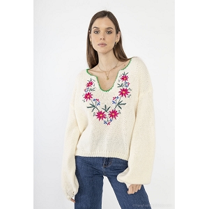 22116-41-BALLERINE CONSTANTINE PULL BRODERIE:Beige