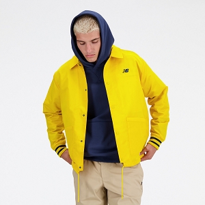 NEW BALANCE SPORTSWEARS GREATEST HITS COACHES JACKET<br>Jaune