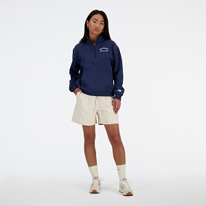 WL574SLA SPORTSWEARS GREATEST HITS QUARTER ZIP:Bleu