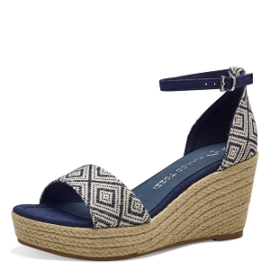 FRIME JUPE TWEED 28030-42-SANDALES:Bleu