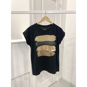ROBE COURTE MANCHE LONGUE T SHIRT NOS:Noir