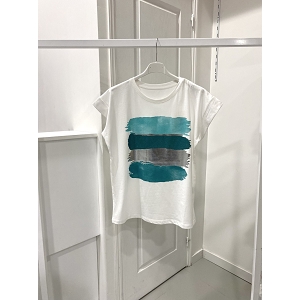  T SHIRT NOS:Bleu