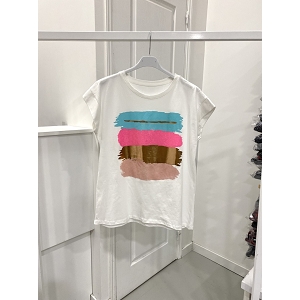SCARPY CREATION T SHIRT NOS<br>Bleu