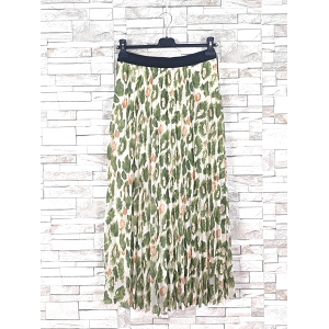 SOCQUETTES JUPE LONGUE PLISSE:Vert