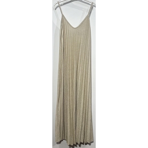 SCARPY CREATION ROBE BRETELLE PAILLETTE<br>Beige