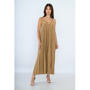 25086-41-BOTTES ROBE BRETELLE PAILLETTE:Or