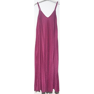 370 ROBE BRETELLE PAILLETTE:Rose