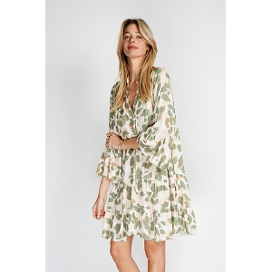 WALNUT MID BASKET SUEDE ROBE KATIA:Vert