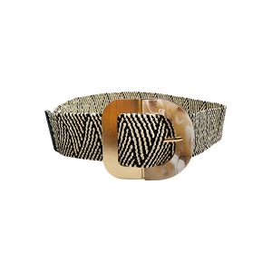 SCARPY CREATION CEINTURE ELASTIQUE EFFET PAILLE<br>Multicolore