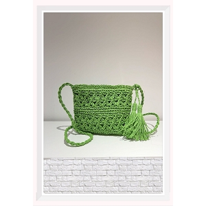 D0F74 SAC A BANDOULIERE:Vert