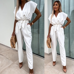 SCARPY CREATION COMBINAISON MANCHE COURTE<br>Blanc