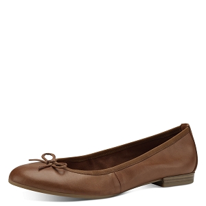 JADON 3 SOFT LEATHER 22116-20-BALLERINE:Marron