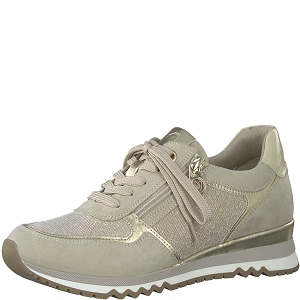 22445-23-ESCARPIN 23749-20-LACETS:Beige