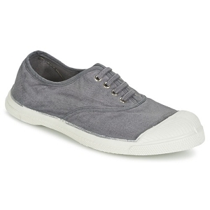 ISSYMO JUPE PLISSEE SATIN TENNIS LACET:Gris