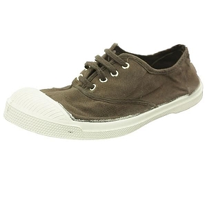 28370-26-SANDALES TENNIS LACET:Marron