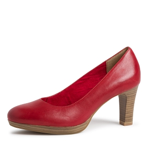 BROSSE TEXTILE 22410-24-ESCARPIN:Rouge