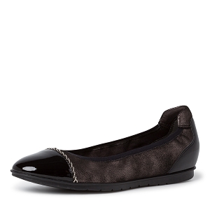 DEBARDEUR COL V 22103-25-BALLERINE:Gris
