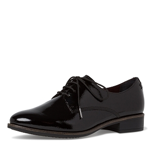 22438-25-ESCARPIN 23303-25-LACETS:Noir