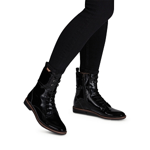 23734-45-LACETS 25124-25-BOTTE:Noir