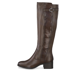 GILET FOURRURE MINERALE 25525-25-BOTTE:Marron