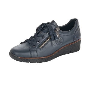 CHEMISIER LARGE COL 53702 RIEKER:Bleu